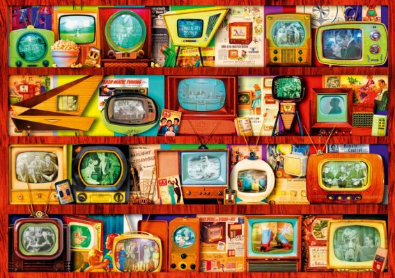 Puzzle Golden Age of Television-Shelf Bluebird Puzzle