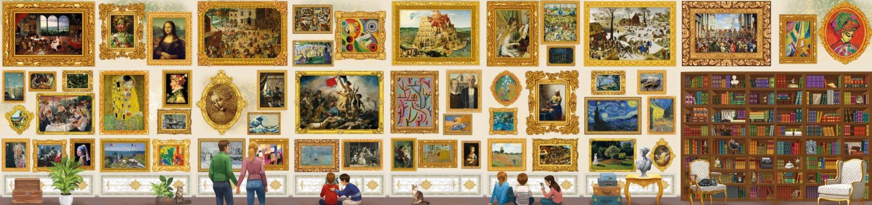 Plus Grand Puzzle du Monde - Travel around Art ! Grafika