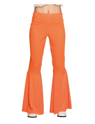 Pantalon disco orange femme