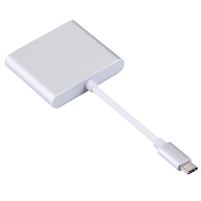 Mobigear - Hub USB-C vers HDMI / USB-A / USB-C - Argent