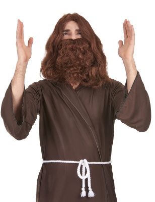 Perruque avec barbe Jésus homme