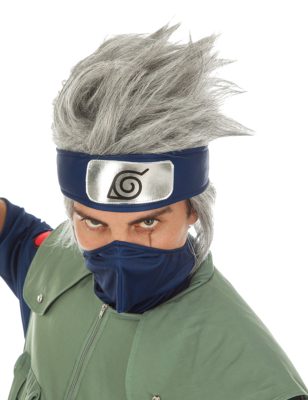Perruque Kakashi Hatake Naruto adulte