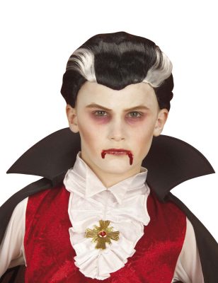 Perruque vampire bicolore enfant Halloween