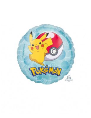 Petit ballon aluminium rond Pokémon 23 cm