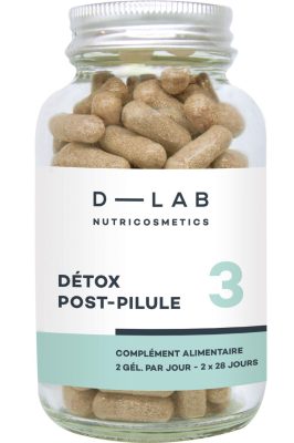 Compléments alimentaires Détox Post-Pilule                                - D-LAB Nutricosmetics