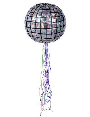 Piñata boule à facettes disco 30 cm