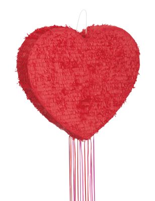 Piñata cœur rouge 56 cm