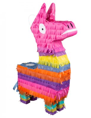 Piñata lama multicolore 58 x 35 cm