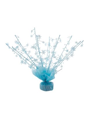Poids pour ballon hélium étoiles bleu 250 gr