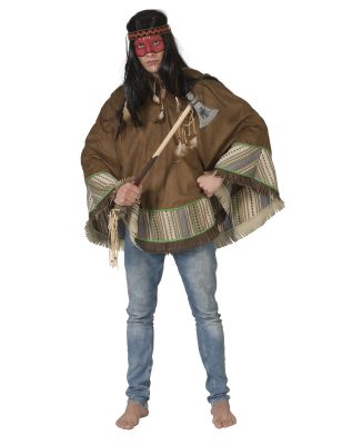 Poncho indien luxe adulte