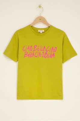 T-shirt vert Ciao Bella | My Jewellery