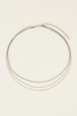Triple chaîne à maillons minimalistes | My Jewellery
