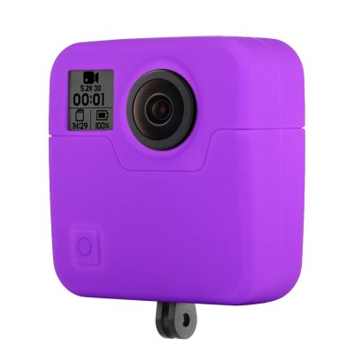 Mobigear Classic - Coque GoPro Fusion Coque en Silicone Souple - Violet
