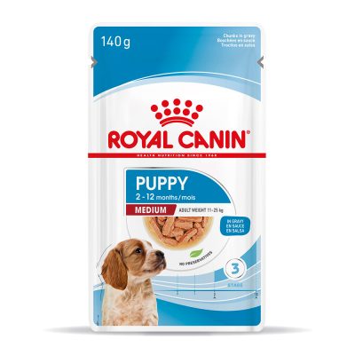 Royal Canin Medium Puppy en sauce pour chiot - lot maxi % : 40 x 140 g