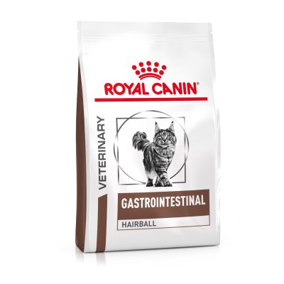 Royal Canin Veterinary Gastro Intestinal Hairball  - lot % : 2 x 4 kg