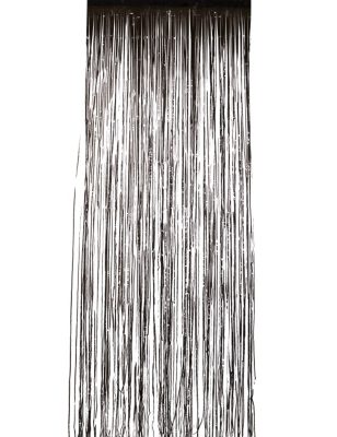 Rideau scintillant noir 244 x 91 cm