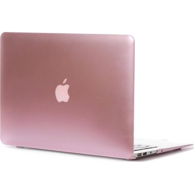 Mobigear Metallic - Apple MacBook Air 13 Pouces (2010-2019) Coque MacBook Rigide - Rose doré