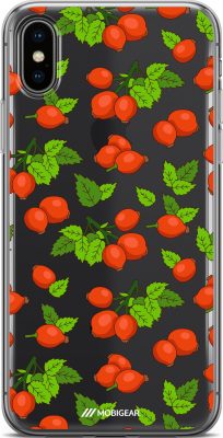 Mobigear Design - Coque Apple iPhone XS Max Coque arrière en TPU Souple - Rose Hips