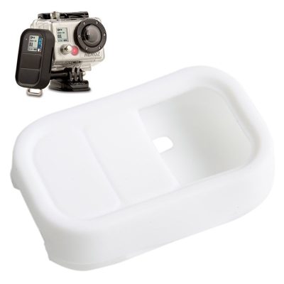 Mobigear Classic - Coque GoPro Remote Coque en Silicone Souple - Blanc
