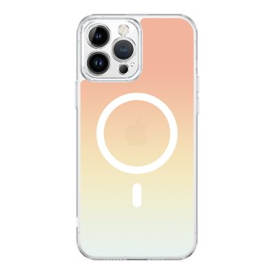 Valenta Rainbow - Coque Apple iPhone 15 Pro Coque Arrière Rigide Compatible MagSafe