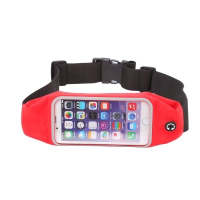 Mobigear Belt - Coque Apple iPhone 6s Ceinture Sport en Neoprène - Rouge