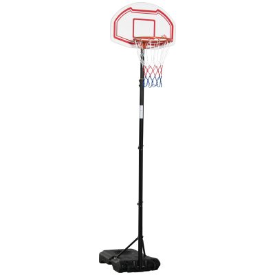 HOMCOM Panier de basket-ball sur pied avec poteau panneau