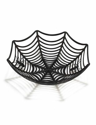Saladier toile d'araignée 27 cm Halloween