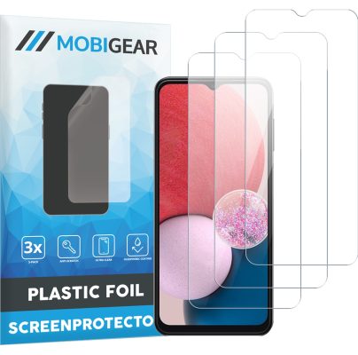 Mobigear - Samsung Galaxy A13 4G Protection d'écran Film - Compatible Coque (Lot de 3)