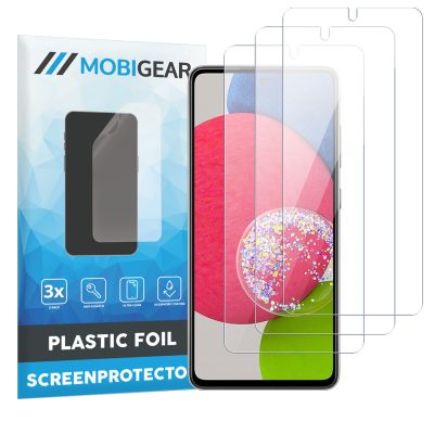 Mobigear - Samsung Galaxy A52s 5G Protection d'écran Film - Compatible Coque (Lot de 3)