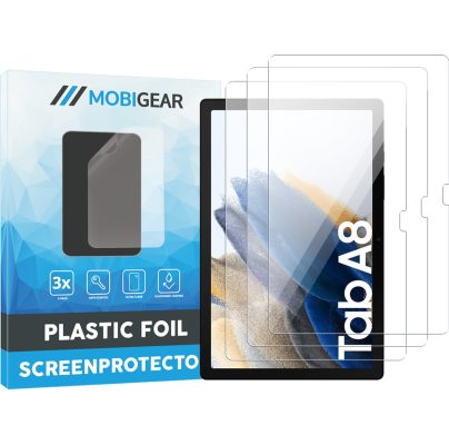 Mobigear - Samsung Galaxy Tab A8 10.5 (2021) Protection d'écran Film - Compatible Coque (Lot de 3)