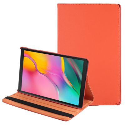 Mobigear DuoStand - Coque Samsung Galaxy Tab A 10.1 (2019) Etui Rotatif - Orange