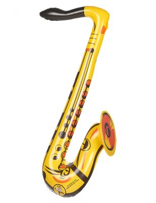 Saxophone gonflable jaune adulte