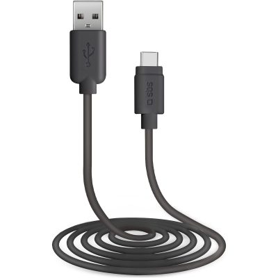 SBS - Câble USB-A vers USB-C 2 mètres - Noir