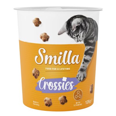 Smilla Crossies Friandises pour chat - lot % : 3 x 125 g