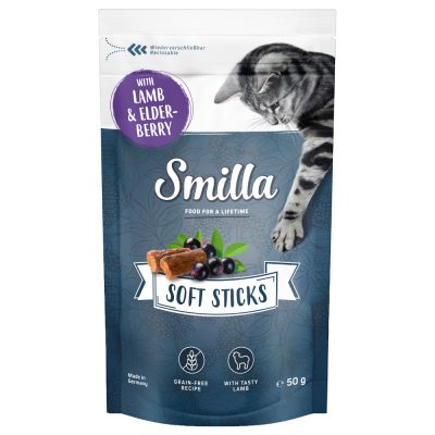 Smilla Soft Sticks 3 x 50 g pour chat - agneau