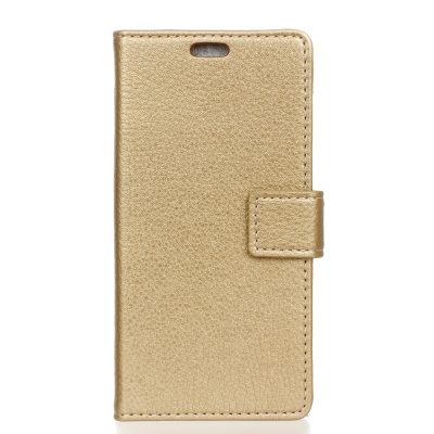 Mobigear Wallet - Coque Sony Xperia L3 Etui Portefeuille - Or