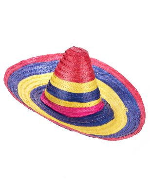 Sombrero multicolore adulte 50 cm