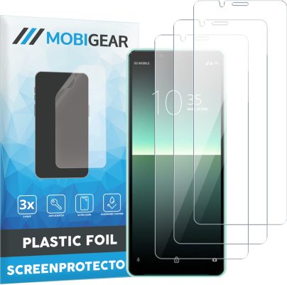 Mobigear - Sony Xperia 10 II Protection d'écran Film - Compatible Coque (Lot de 3)