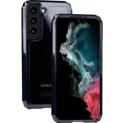 SoSkild Defend - Coque Samsung Galaxy S22 Coque Arrière Rigide - Noir