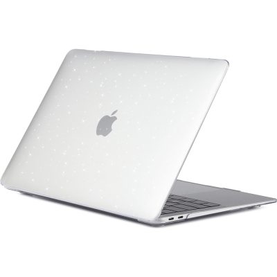 Mobigear Sparkle - Apple MacBook Air 13 Pouces (2010-2019) Coque MacBook Rigide - Blanc