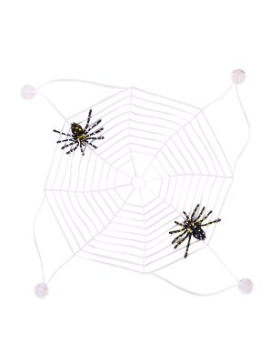 Toile d'araignée phosphorescente 27x27cm