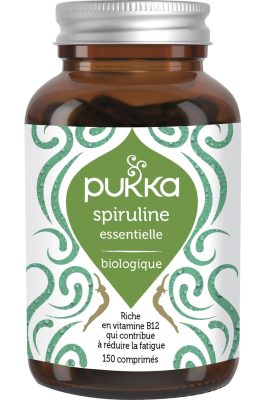 Complément alimentaire vitalité & anti-fatigue Spiruline                                - Pukka