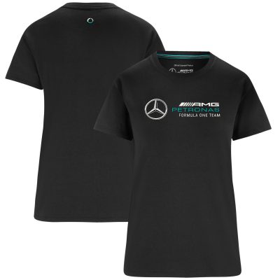 T-shirt Mercedes AMG Petronas F1 Logo - Noir - Femme