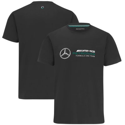 T-shirt avec logo Mercedes AMG Petronas F1 - Noir - Unisexe