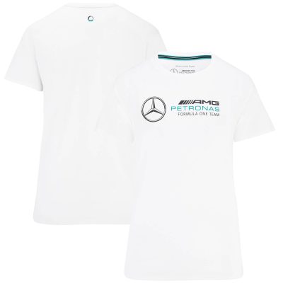 T-shirt Mercedes AMG Petronas F1 Logo - Blanc - Femme
