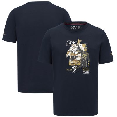 Oracle Red Bull Racing Max Verstappen Gagnants T-shirt graphique