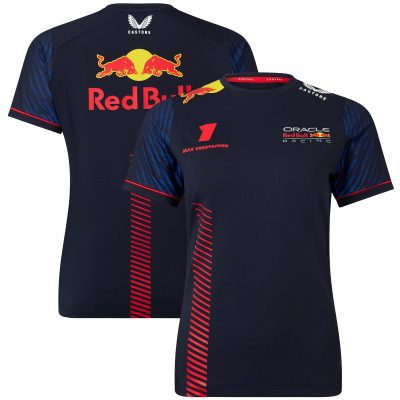 T-shirt pilote Oracle Red Bull Racing 2023 Team Max Verstappen - Femme