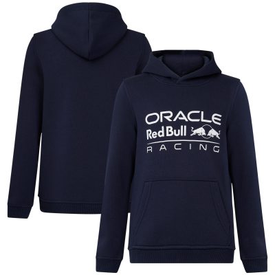 Sweat à capuche avec logo Oracle Red Bull Racing - Marine - Enfant