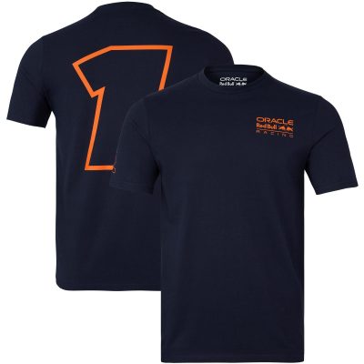 T-shirt pilote Oracle Red Bull Racing Max Verstappen - Marine - Unisexe