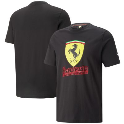 T-shirt Scuderia Ferrari Race Big Shield Heritage by Puma - Noir
